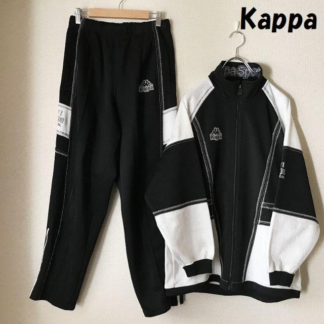 【人気】KAPPA/カッパ ワンポイントロゴ セットアップジャージ サイズL