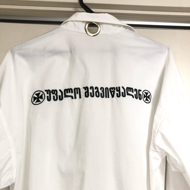 vetements ヴェトモン ロゴ　オーバーサイズ　シャツ　sサイズ 2