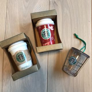 スターバックスコーヒー(Starbucks Coffee)のスタバ オーナメント 2008 3個セット(その他)