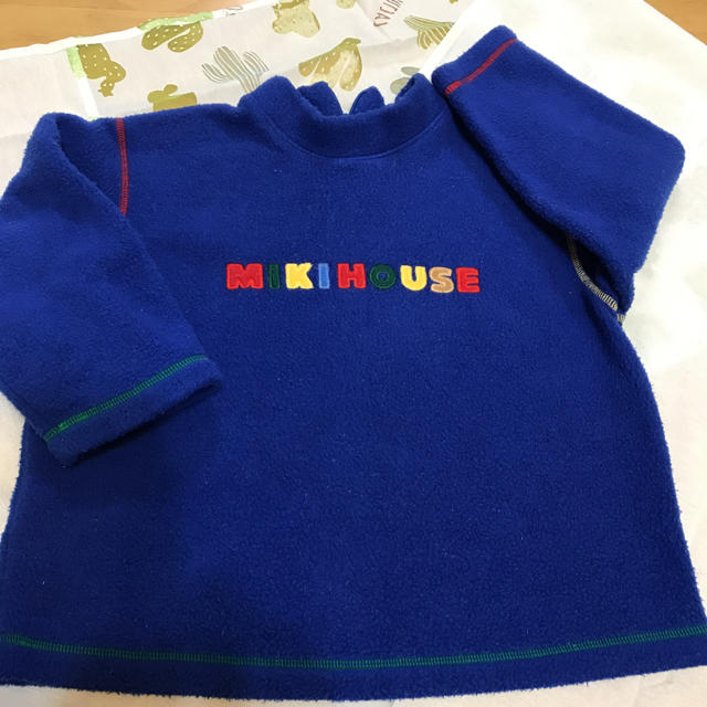 mikihouse(ミキハウス)のミキハウス100サイズ　ボアトップス キッズ/ベビー/マタニティのキッズ服男の子用(90cm~)(ジャケット/上着)の商品写真