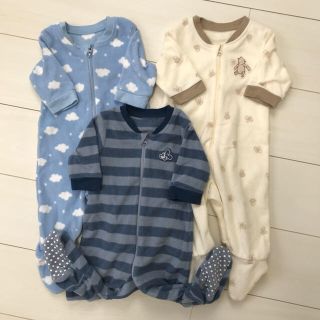 ユニクロ(UNIQLO)の【すんちゃん様専用】UNIQLO ストレッチマイクロフリースオールインワン(カバーオール)