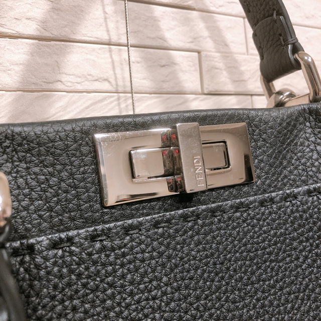 FENDI(フェンディ)のFENDI セレリア ピーカブー 2way ハンド ショルダー バッグ レザー レディースのバッグ(ハンドバッグ)の商品写真