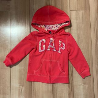 ベビーギャップ(babyGAP)のベビーギャップパーカー100花柄(ジャケット/上着)