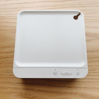 ムジルシリョウヒン(MUJI (無印良品))の無印良品スマートフォン用充電トレー Bluetoothスピーカー付(スピーカー)