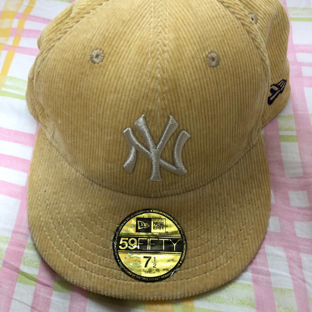 NEW ERA(ニューエラー)のニューエラー　コーデュロイ　ニューヨークヤンキースキャップ メンズの帽子(キャップ)の商品写真
