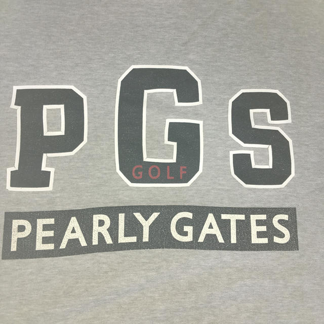 PEARLY GATES(パーリーゲイツ)のパーリーゲイツ  トレーナー　グレー　3 メンズのトップス(スウェット)の商品写真