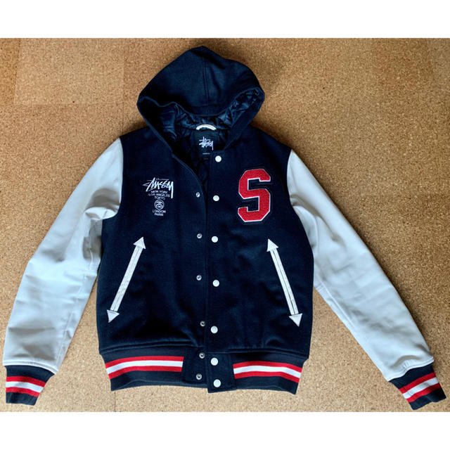 こよ様限定※【値下げ】stussy(ステューシー) スタジャン パーカー付-