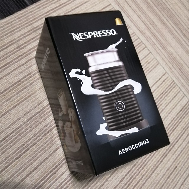 新品未開封2019/10購入NESPRESSO ネスプレッソ エアロチーノ3