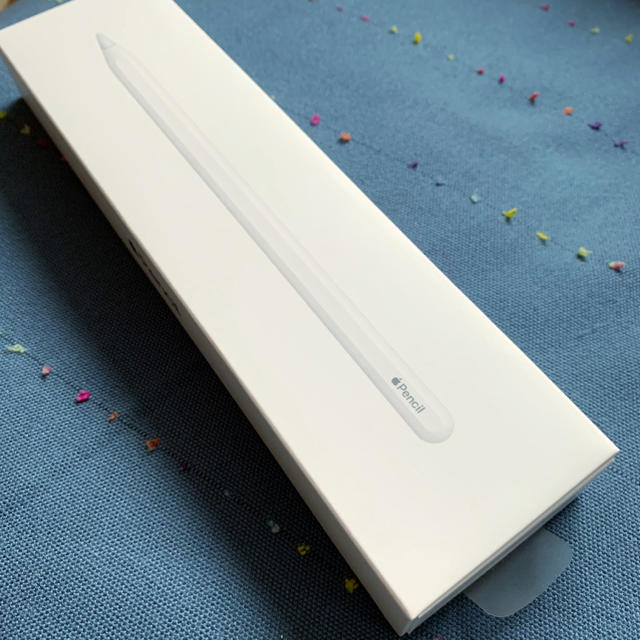 Apple(アップル)のApple pencil 2 第二世代　新品同様 スマホ/家電/カメラのPC/タブレット(PC周辺機器)の商品写真