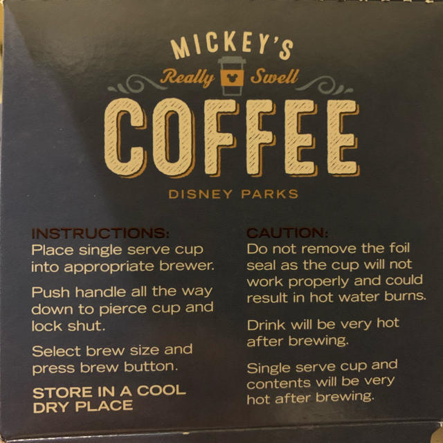 MICKEY'S COFFEE BLEND カリフォルニアディズニー キューリグ 食品/飲料/酒の飲料(コーヒー)の商品写真