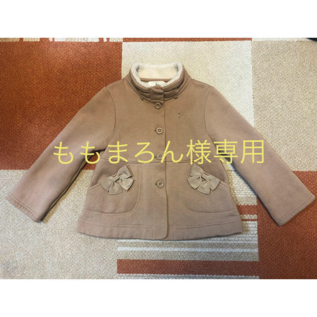 kumikyoku（組曲）(クミキョク)のももまろん様専用　組曲KIDS 裏起毛ジャケットコート キッズ/ベビー/マタニティのキッズ服女の子用(90cm~)(ジャケット/上着)の商品写真