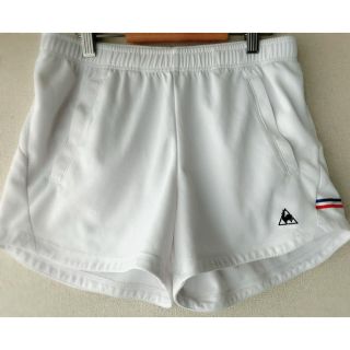 ルコックスポルティフ(le coq sportif)のルコック　レディース　Ｌ ズボン　白　テニス(ウェア)