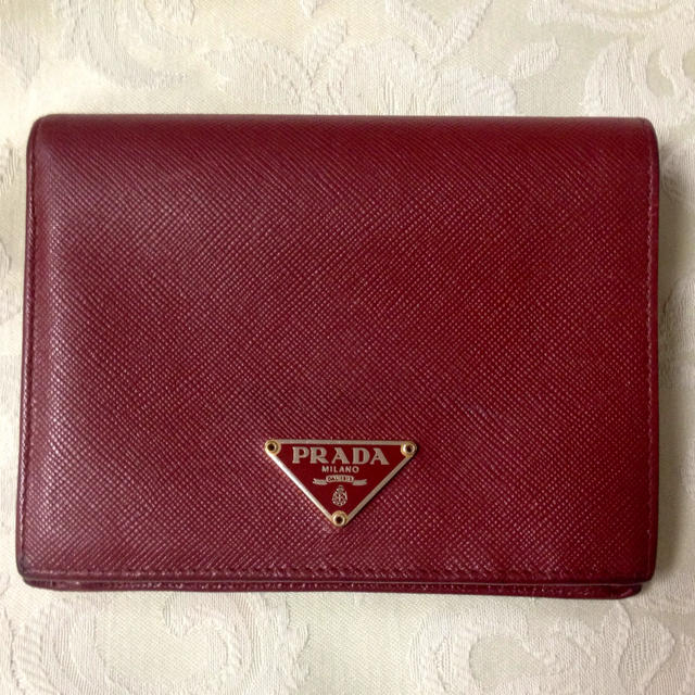 PRADA(プラダ)のPRADA お財布 ワインレッド レディースのファッション小物(財布)の商品写真