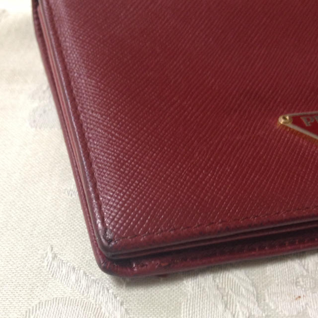 PRADA(プラダ)のPRADA お財布 ワインレッド レディースのファッション小物(財布)の商品写真