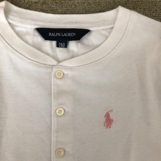 POLO RALPH LAUREN(ポロラルフローレン)のラルフローレン ピンクポニー やや厚地ロンT 110 キッズ/ベビー/マタニティのキッズ服女の子用(90cm~)(Tシャツ/カットソー)の商品写真