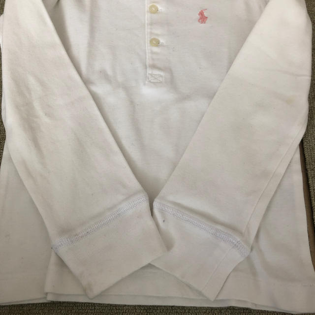 POLO RALPH LAUREN(ポロラルフローレン)のラルフローレン ピンクポニー やや厚地ロンT 110 キッズ/ベビー/マタニティのキッズ服女の子用(90cm~)(Tシャツ/カットソー)の商品写真