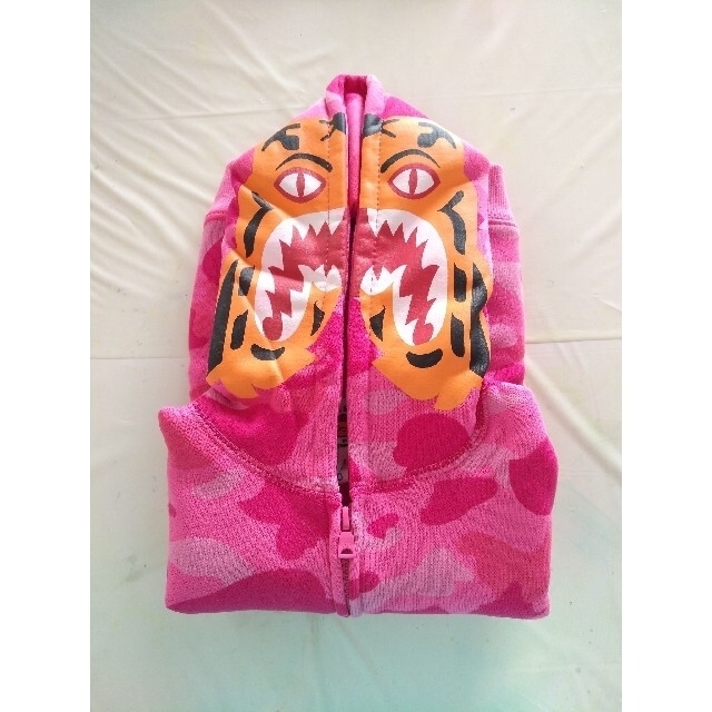 A BATHING APE(アベイシングエイプ)の【１１０】BAPE　COLOR　CAMO TIGER ZIP HOODIE キッズ/ベビー/マタニティのキッズ服女の子用(90cm~)(ジャケット/上着)の商品写真