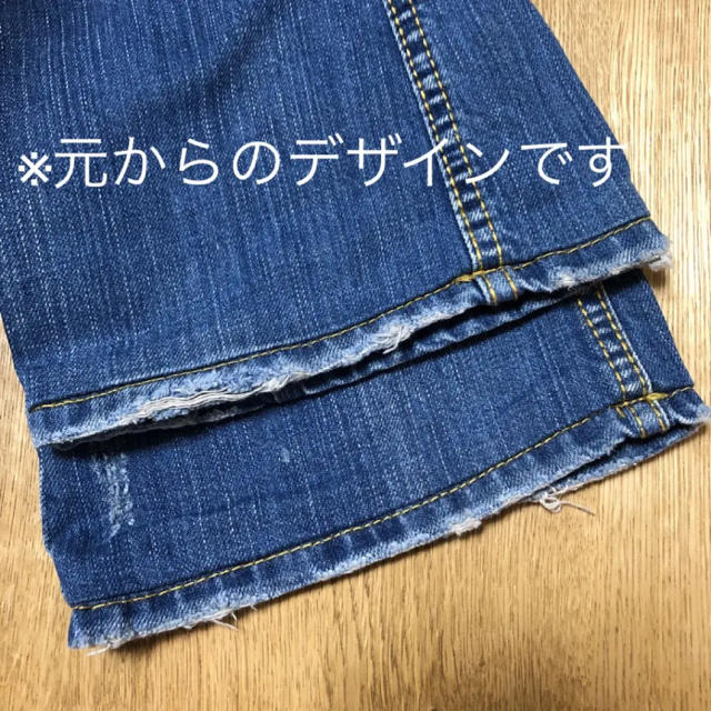 P&Y denim フラワー 刺繍 ☆ デニム ジーンズ  size 34