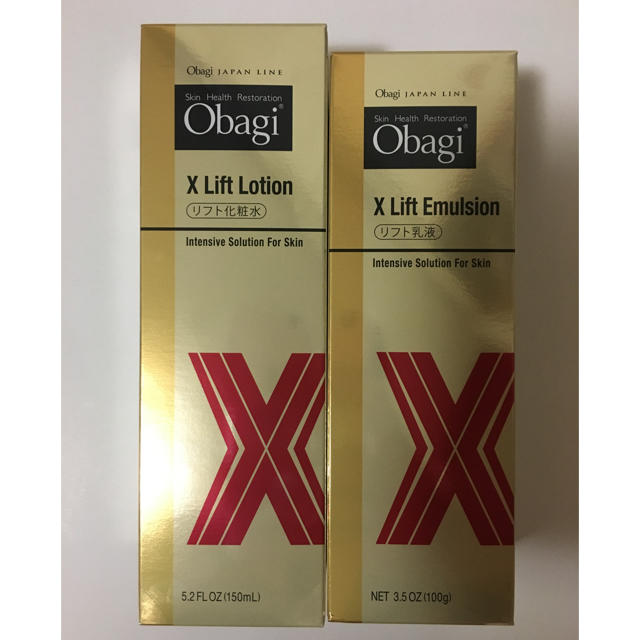 Obagi(オバジ)の【新品  未開封】Obagi   オバジX  リフト化粧水、乳液セット コスメ/美容のスキンケア/基礎化粧品(化粧水/ローション)の商品写真