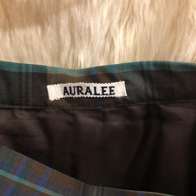AURALEE オーラリー チェックプリーツスカート AURALEE オーラリー チェックプリーツスカート