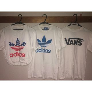 アディダス(adidas)のadidas originals tシャツ(アメリカ国旗)Mサイズ(Tシャツ(半袖/袖なし))