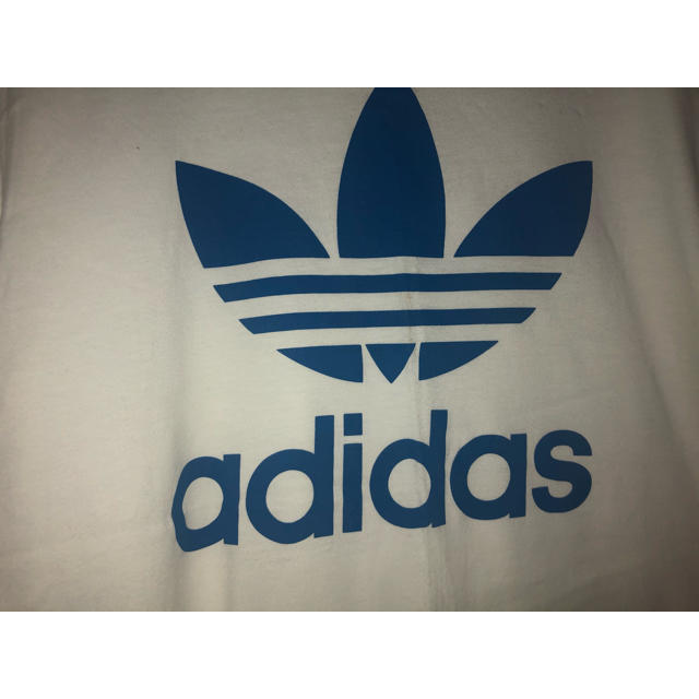 adidas(アディダス)のadidas originals tシャツ(青色)Mサイズ レディースのトップス(Tシャツ(半袖/袖なし))の商品写真