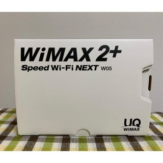 エーユー(au)のWiMAX 2+ Speed Wi-Fi NEXT W05(PC周辺機器)