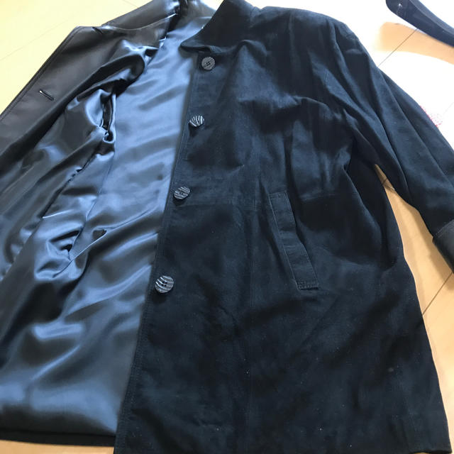 スゥエードコート ブラック  レディースのジャケット/アウター(その他)の商品写真
