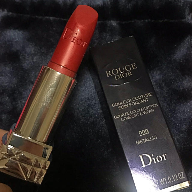 Dior(ディオール)のルージュディオール  999 メタリック コスメ/美容のベースメイク/化粧品(口紅)の商品写真