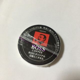 ボス(BOSS)のBOSS オリジナル 圧縮ミニタオル(ノベルティグッズ)