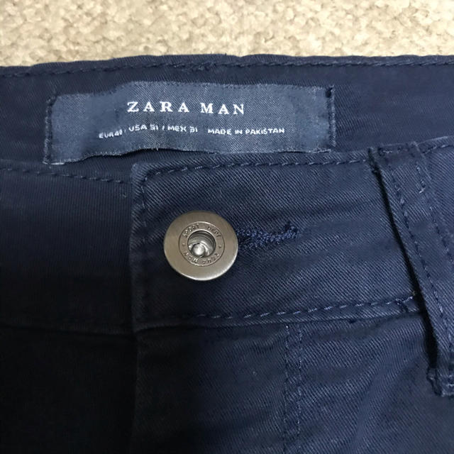 ZARA(ザラ)のZARA MAN スキニーパンツ 紺 メンズのパンツ(その他)の商品写真