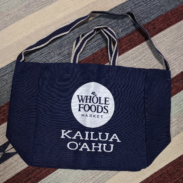 ハワイカイルア WHOLE FOOD ホールフーズ エコバッグ レディースのバッグ(エコバッグ)の商品写真