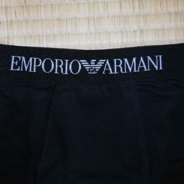 Emporio Armani(エンポリオアルマーニ)の専用　ボクサーパンツLサイズ　アルマーニ　黒　1枚 メンズのアンダーウェア(ボクサーパンツ)の商品写真