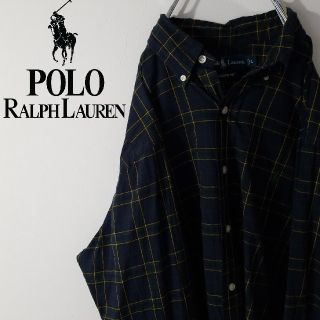 ラルフローレン(Ralph Lauren)の古着 ラルフローレン BD シャツ ブロックチェック オーバーサイズ(シャツ)