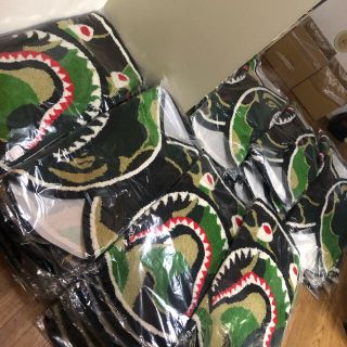 bape マット ABC CAMO SHARK RUG(フロアマット)