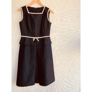 クレージュ(Courreges)のクレージュ　ワンピース　黒　値下げしました(ひざ丈ワンピース)