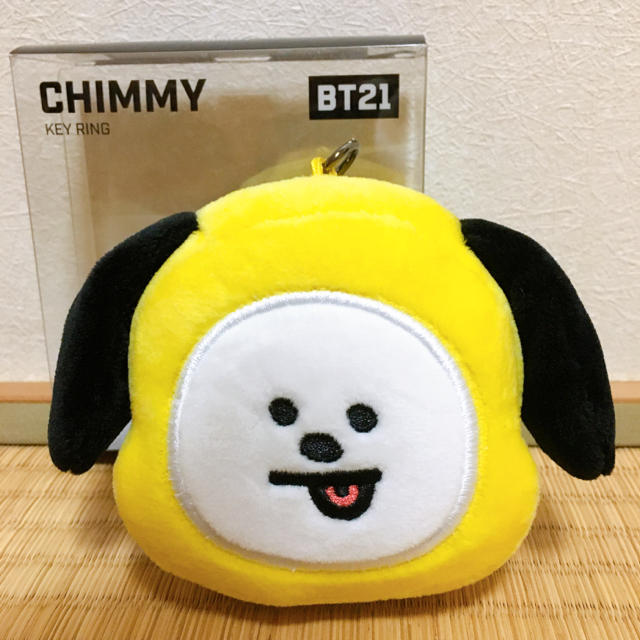 防弾少年団(BTS)(ボウダンショウネンダン)のBT21 キーリング CHIMMY エンタメ/ホビーのおもちゃ/ぬいぐるみ(キャラクターグッズ)の商品写真