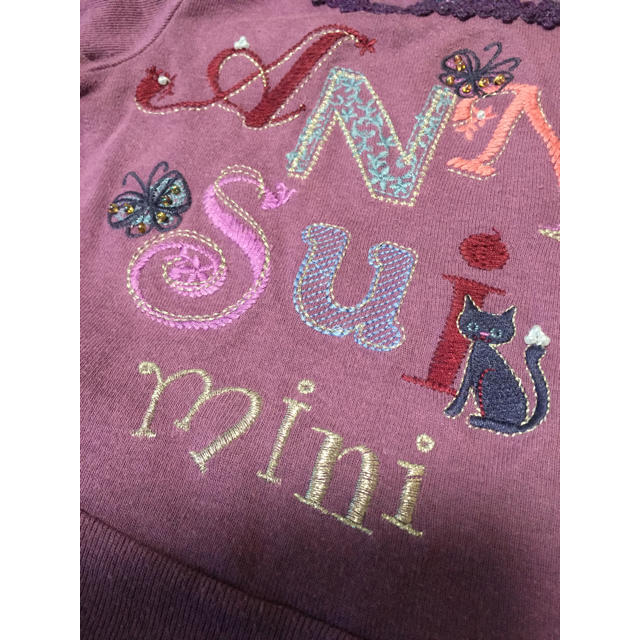 ANNA SUI mini(アナスイミニ)のANNA SUI mini アナスイミニ 4点 長袖 トップス 80 ネコ 猫 キッズ/ベビー/マタニティのベビー服(~85cm)(シャツ/カットソー)の商品写真