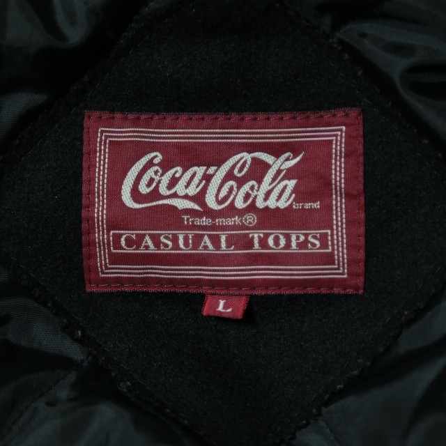 コカ・コーラ - Coca-Cola スタジャン コカ・コーラ 革ジャン 90s