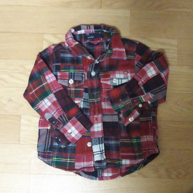 GAP Kids(ギャップキッズ)のGAP　シャツ厚手　90 キッズ/ベビー/マタニティのキッズ服男の子用(90cm~)(ブラウス)の商品写真