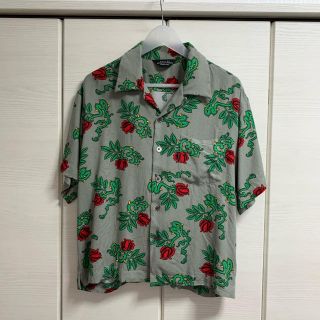 アンユーズド(UNUSED)のUNUSED Rose Pattern Short Sleeve Shirt(シャツ)