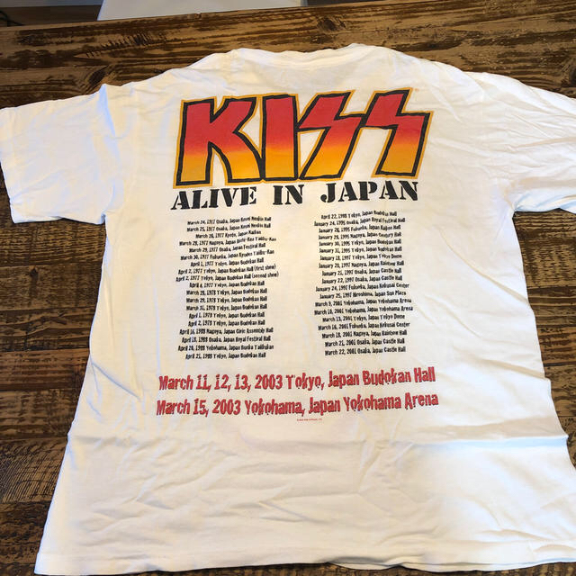 KISS バンドTシャツ 日本ツアー LIVE IN JAPAN 年 の通販 by TTT's