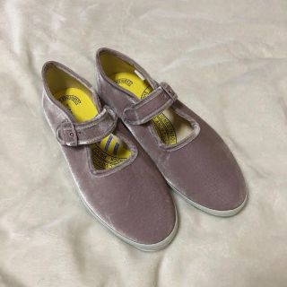 80s復刻モデル Keds ベルベットワンストラップシューズ