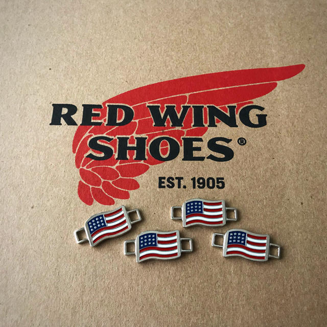 REDWING(レッドウィング)の【レッドウィング】非売品 純正レースキーパー(星条旗) 2組 メンズの靴/シューズ(ブーツ)の商品写真