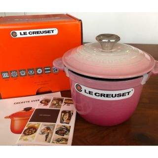 ルクルーゼ(LE CREUSET)のルクルーゼ  ココット エブリィ18cm  ブーケピンク　新品 ル・クルーゼ(鍋/フライパン)