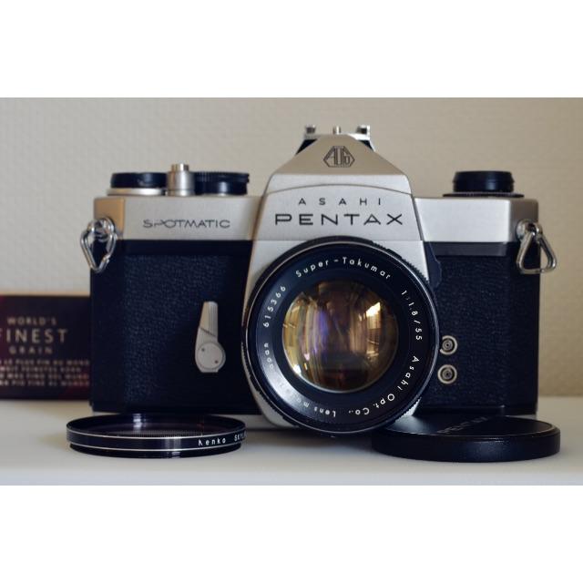 初代型Pentax SP+S.Takumar 1:1.8/55・レア美品!-