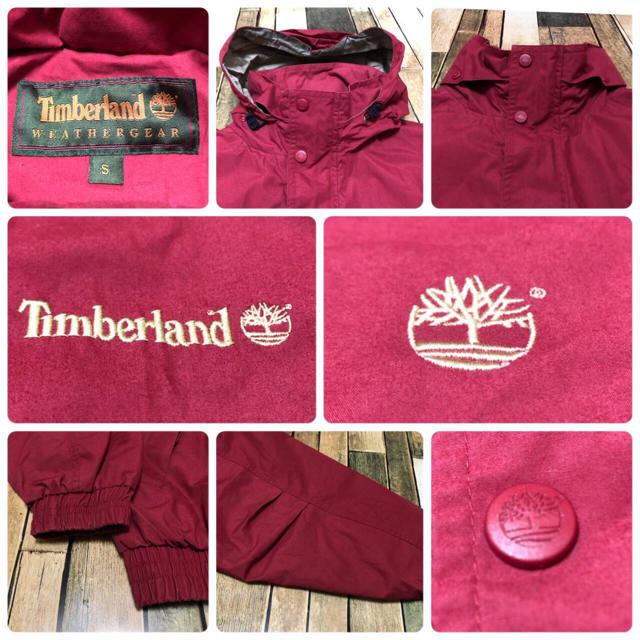 Timberland(ティンバーランド)の【激レア】ティンバーランド☆ワンポイント刺繍ロゴ入り袖タックセーリングジャケット メンズのジャケット/アウター(ブルゾン)の商品写真