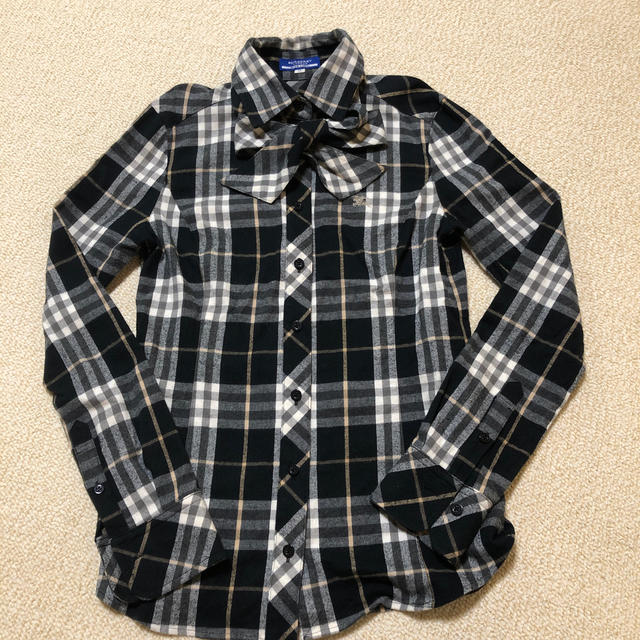 BURBERRY BLUE LABEL(バーバリーブルーレーベル)のＢＵＲＢＥＲＲＹ🧡ネルシャツ レディースのトップス(シャツ/ブラウス(長袖/七分))の商品写真