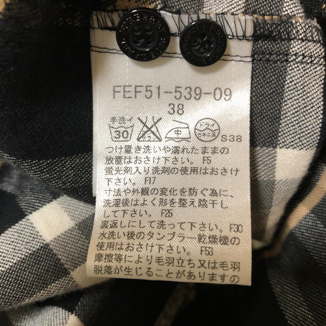 BURBERRY BLUE LABEL(バーバリーブルーレーベル)のＢＵＲＢＥＲＲＹ🧡ネルシャツ レディースのトップス(シャツ/ブラウス(長袖/七分))の商品写真