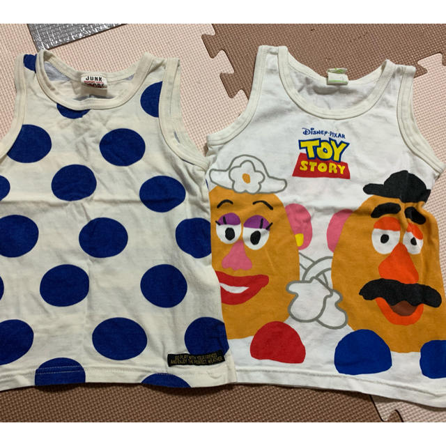 BREEZE(ブリーズ)のPARTY PARTY  JUNK STORE タンクトップ110センチ キッズ/ベビー/マタニティのキッズ服男の子用(90cm~)(Tシャツ/カットソー)の商品写真